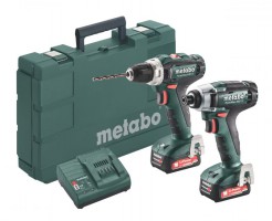 Metabo BS 12 Drill/Driver+ SSD 12 Impact Driver, 2 x 12V 2.0Ah, SC30, Carry Case was 184.95 £149.95